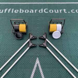 Ensemble pour jouer au shuffleboard